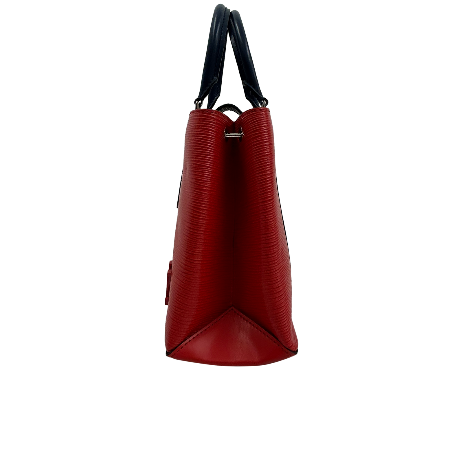 Kleber, 1.350&euro;, Bolso, Azul/Rojo, Animal - Piel, Vista inferior